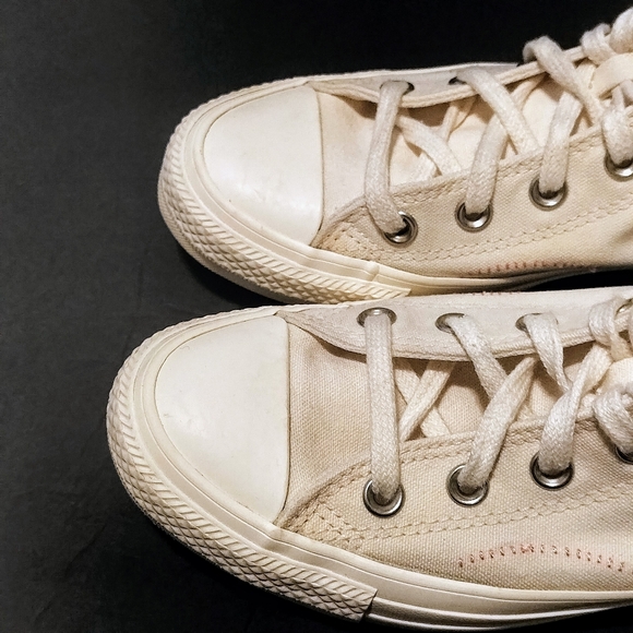 Size 7.5 - Converse Chuck Taylor All Star Crafted Patchwork Shoes Egret A05195C - Picture 8 of 12